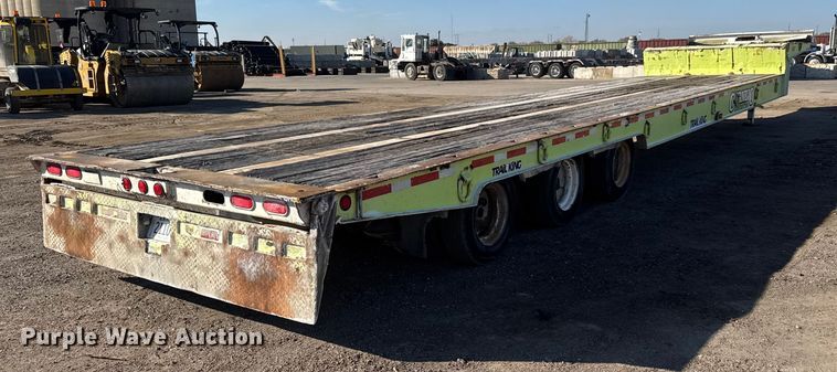 image for item NA9893 1997 Trail King SA Series drop tilt deck equipment trailer