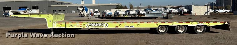 image for item NA9893 1997 Trail King SA Series drop tilt deck equipment trailer