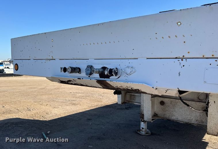 image for item NA9893 1997 Trail King SA Series drop tilt deck equipment trailer