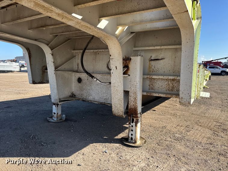 image for item NA9893 1997 Trail King SA Series drop tilt deck equipment trailer