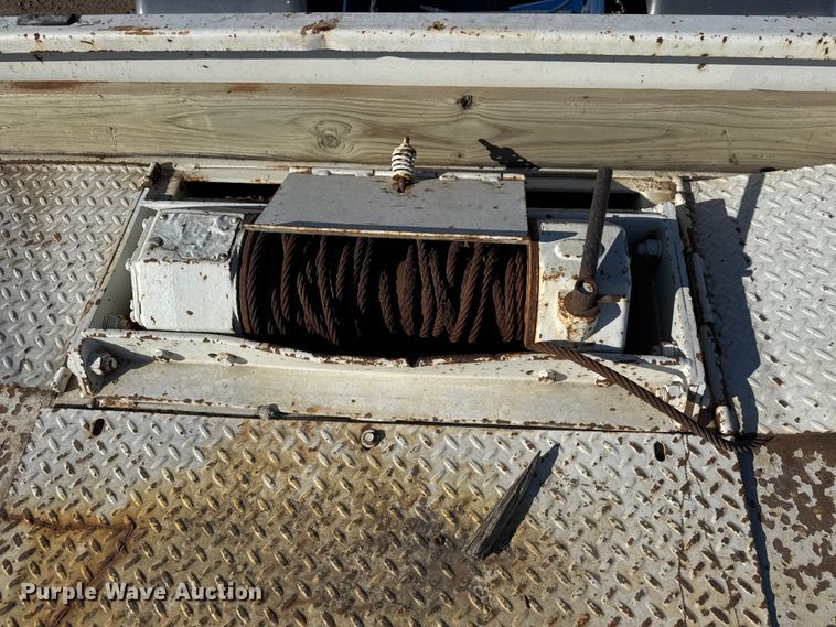 image for item NA9893 1997 Trail King SA Series drop tilt deck equipment trailer