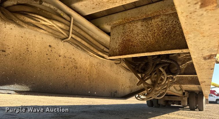 image for item NA9893 1997 Trail King SA Series drop tilt deck equipment trailer