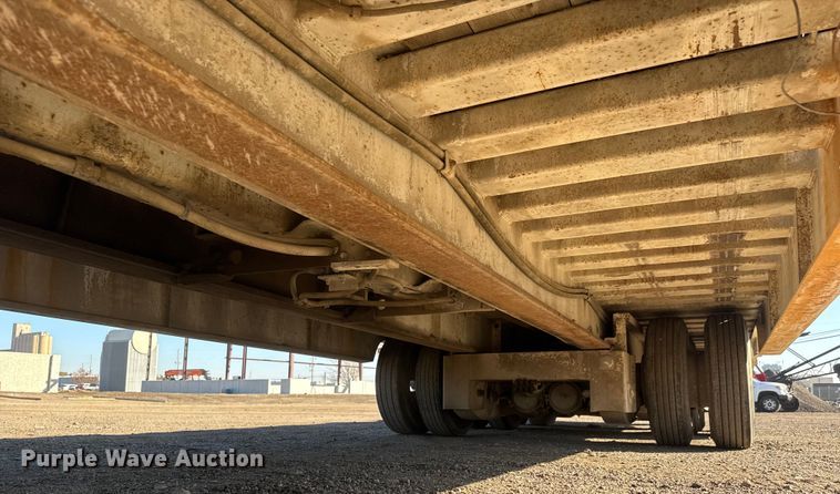 image for item NA9893 1997 Trail King SA Series drop tilt deck equipment trailer