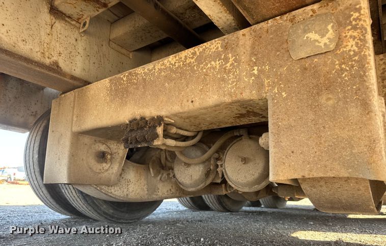 image for item NA9893 1997 Trail King SA Series drop tilt deck equipment trailer