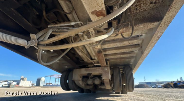 image for item NA9893 1997 Trail King SA Series drop tilt deck equipment trailer