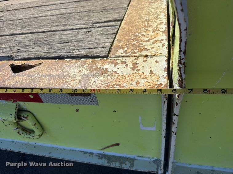 image for item NA9893 1997 Trail King SA Series drop tilt deck equipment trailer