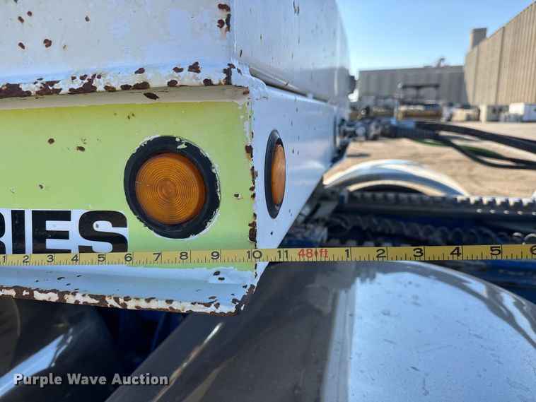 image for item NA9893 1997 Trail King SA Series drop tilt deck equipment trailer