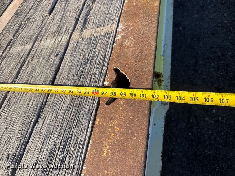 image for item NA9893 1997 Trail King SA Series drop tilt deck equipment trailer