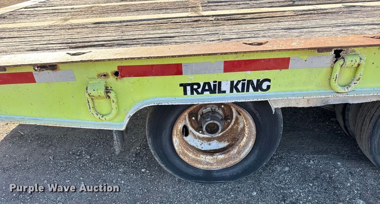 image for item NA9893 1997 Trail King SA Series drop tilt deck equipment trailer