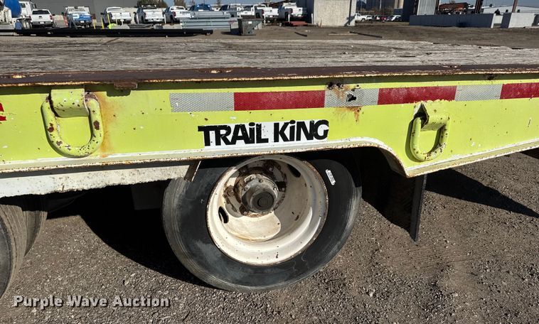 image for item NA9893 1997 Trail King SA Series drop tilt deck equipment trailer