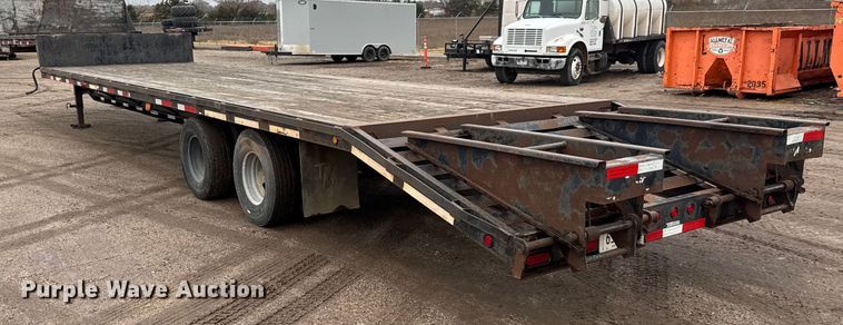 image for item NA9954 2010 Trail Master drop deck equipment trailer