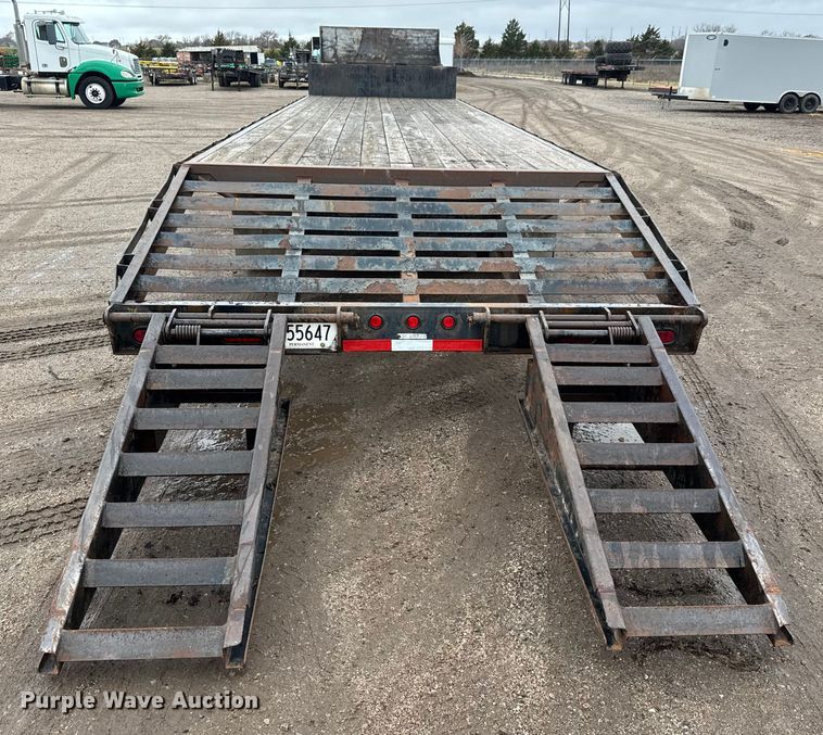 image for item NA9954 2010 Trail Master drop deck equipment trailer