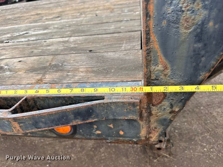 image for item NA9954 2010 Trail Master drop deck equipment trailer