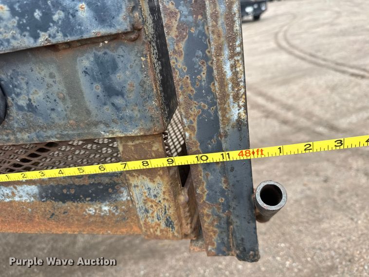 image for item NA9954 2010 Trail Master drop deck equipment trailer