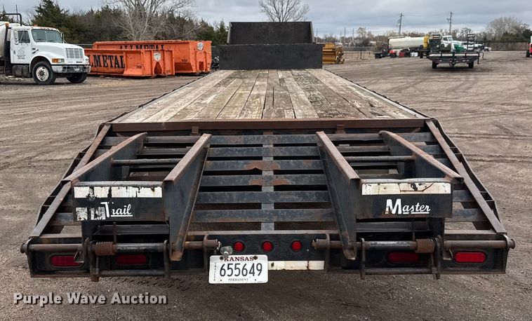 image for item NA9960 2009 Trail Master TM-53108 drop deck equipment trailer