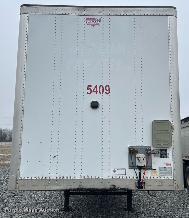 image for item YA0134 2014 Wabash dry van trailer