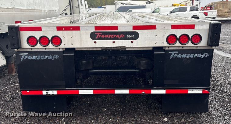image for item YA1082 2017 Transcraft 544C flatbed trailer