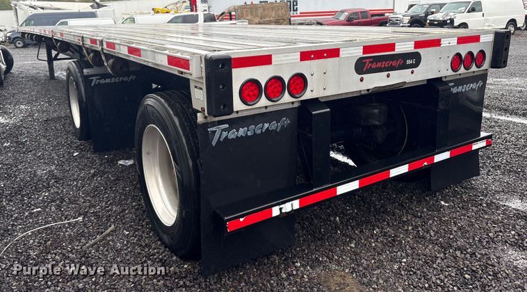 image for item YA1082 2017 Transcraft 544C flatbed trailer