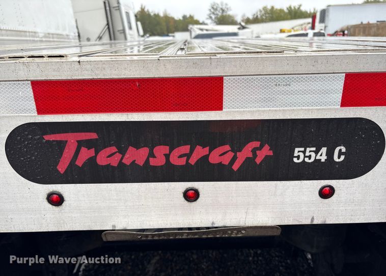 image for item YA1082 2017 Transcraft 544C flatbed trailer