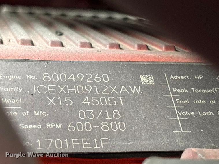 image for item YA1168 2019 International LT625 semi truck