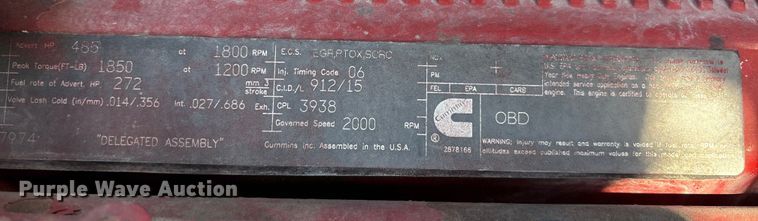 image for item YA1261 2014 Peterbilt 388 car carrier truck with car carrier trailer