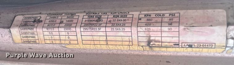 image for item YA1261 2014 Peterbilt 388 car carrier truck with car carrier trailer