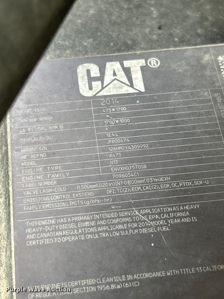 image for item YA1271 2015 Caterpillar CT660S semi truck