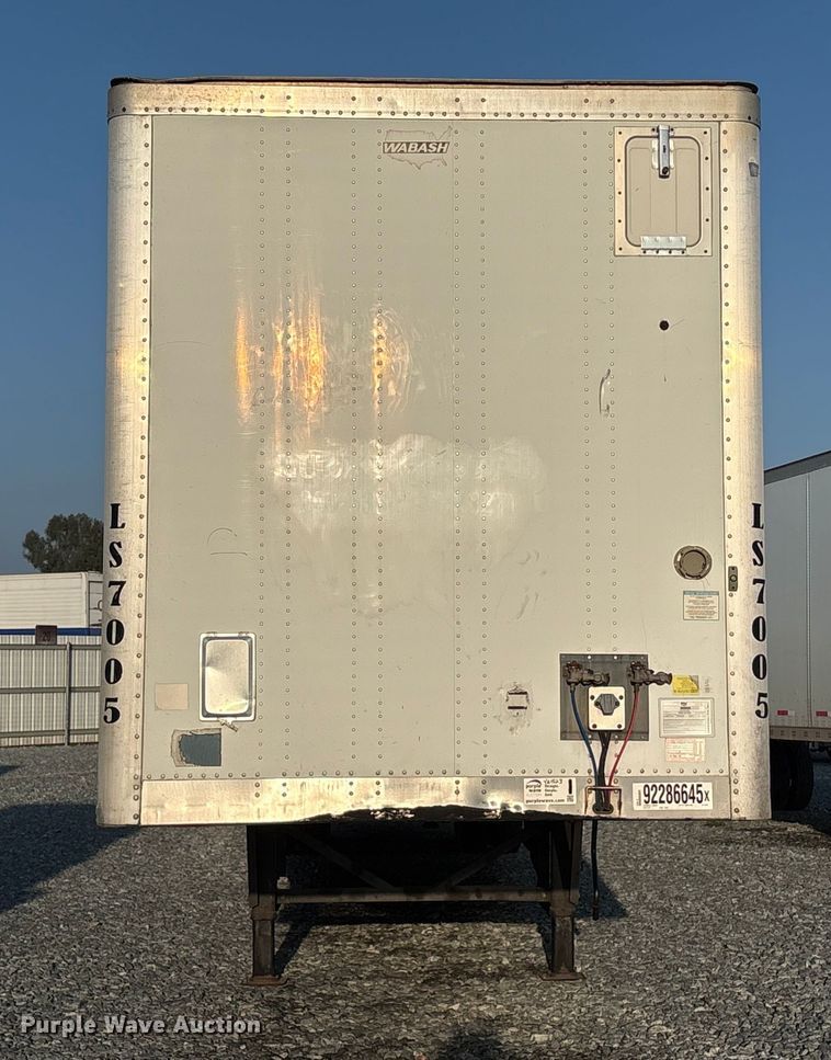 image for item YA1523 2018 Wabash DVLSHPC dry van trailer