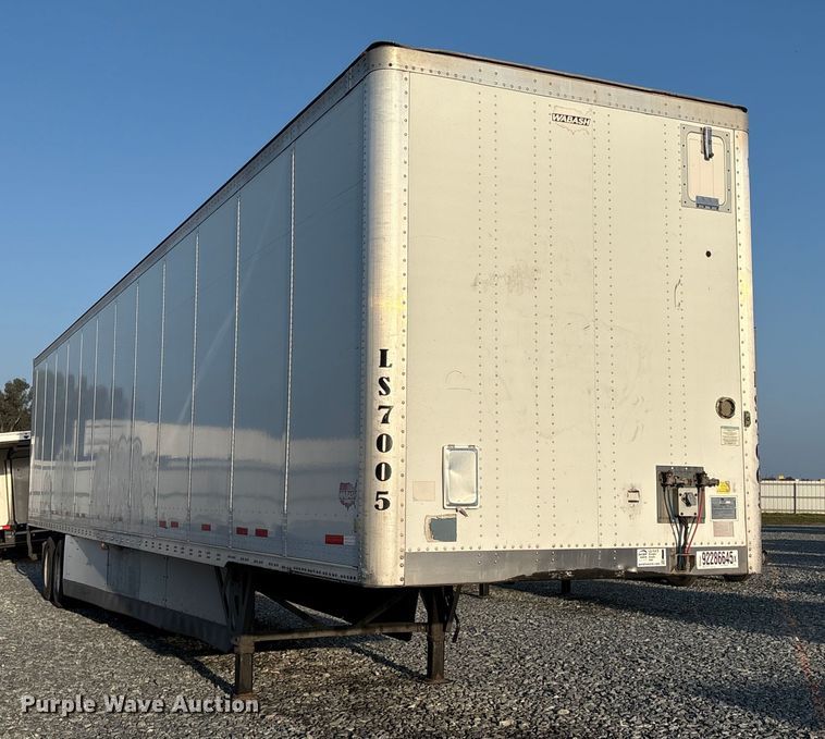 image for item YA1523 2018 Wabash DVLSHPC dry van trailer