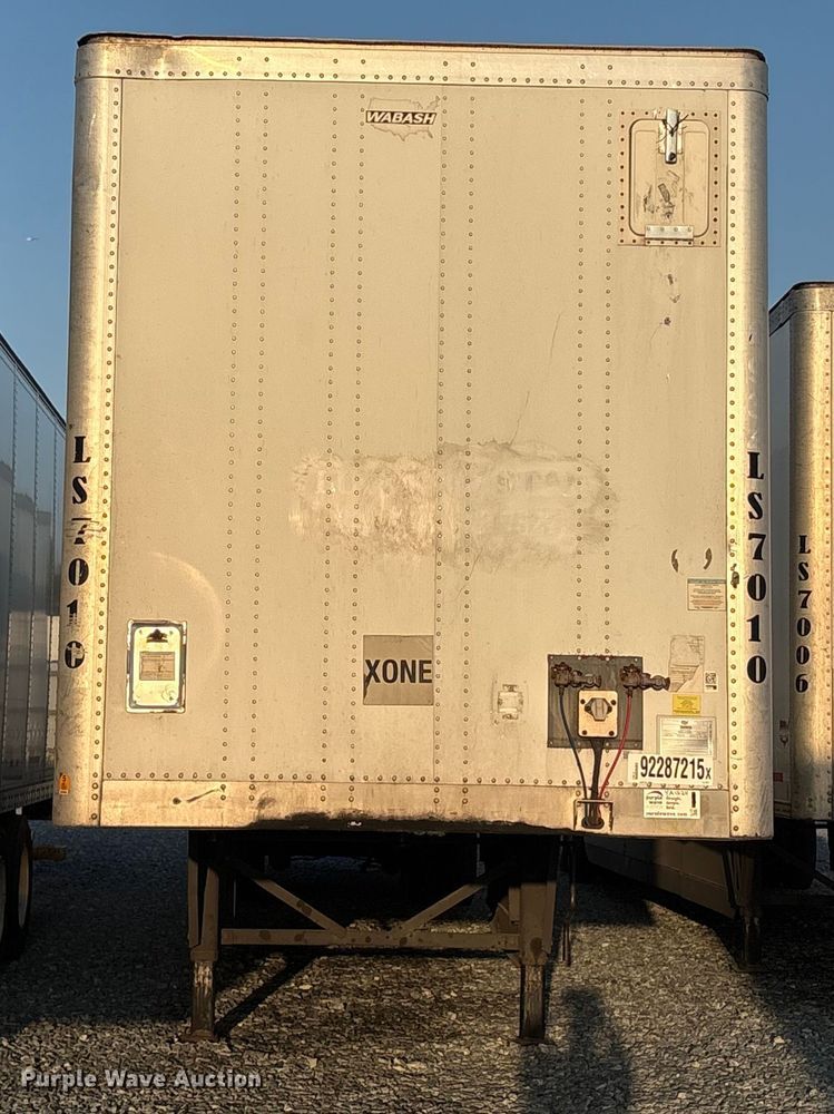 image for item YA1524 2018 Wabash DVLSHPC dry van trailer