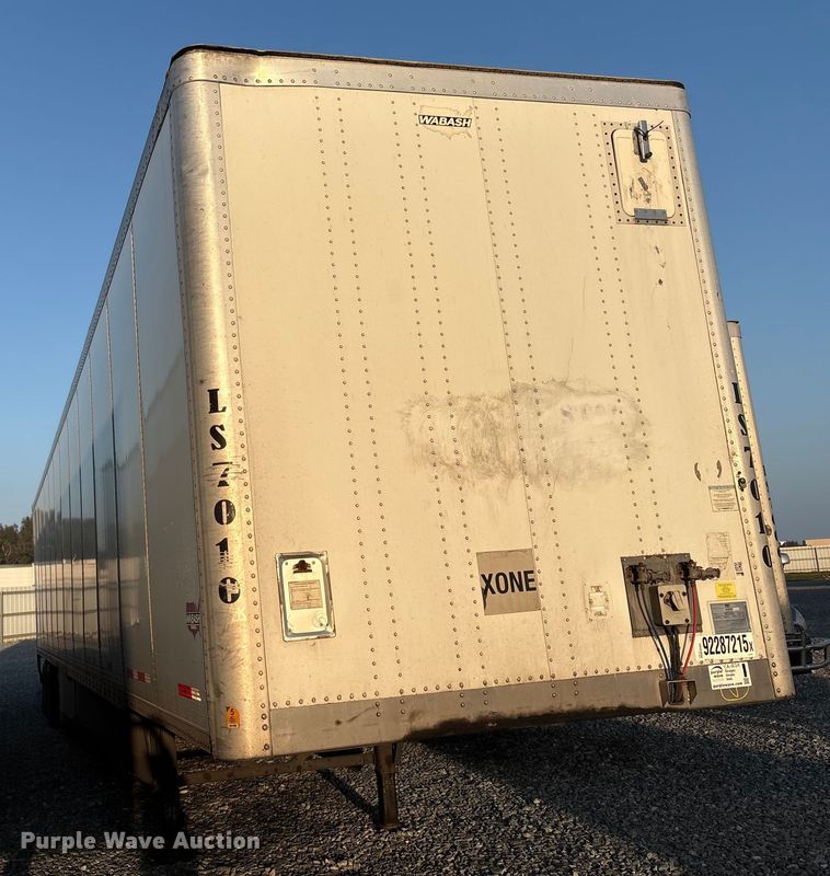 image for item YA1524 2018 Wabash DVLSHPC dry van trailer