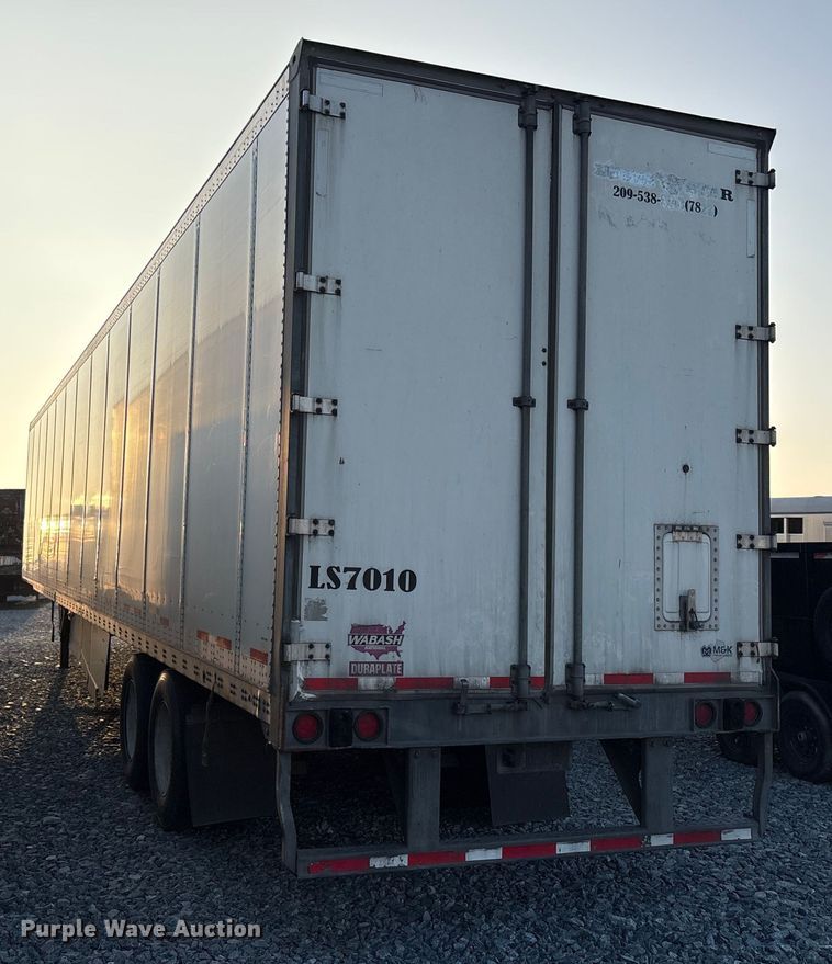 image for item YA1524 2018 Wabash DVLSHPC dry van trailer