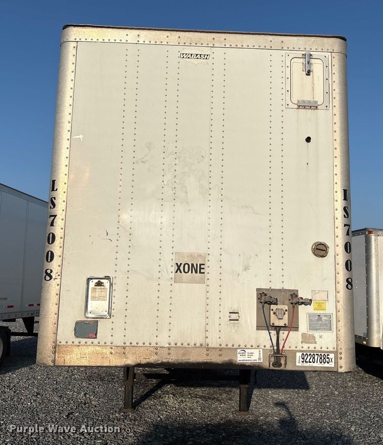 image for item YA1525 2018 Wabash DVLSHPC dry van trailer