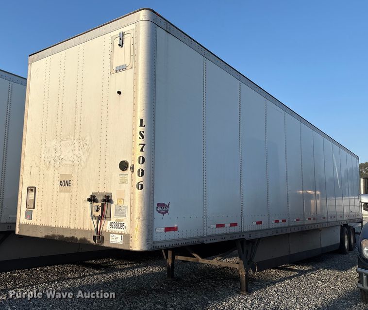 image for item YA1526 2018 Wabash DVLSHPC dry van trailer