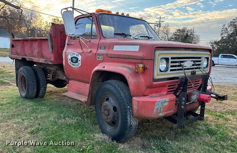 image for item DK0142 1978 Chevrolet C60 dump truck