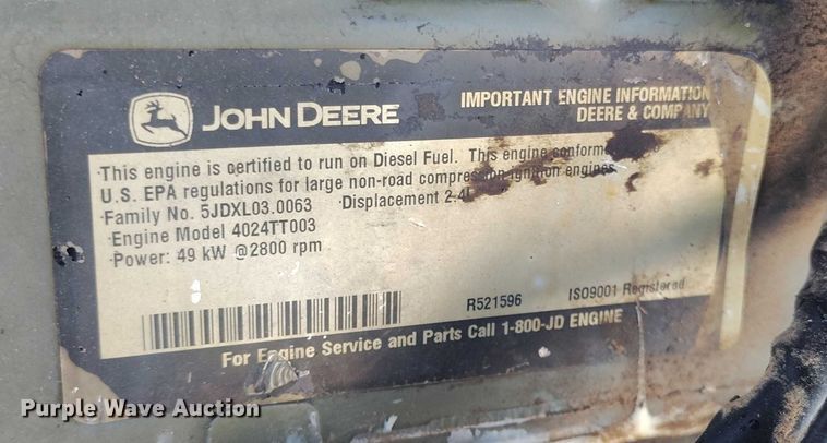 image for item DT0783 2005 John Deere 244J wheel loader
