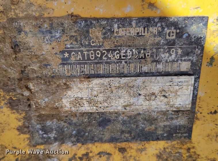 image for item DT0784 2005 Caterpillar 924G High Lift wheel loader