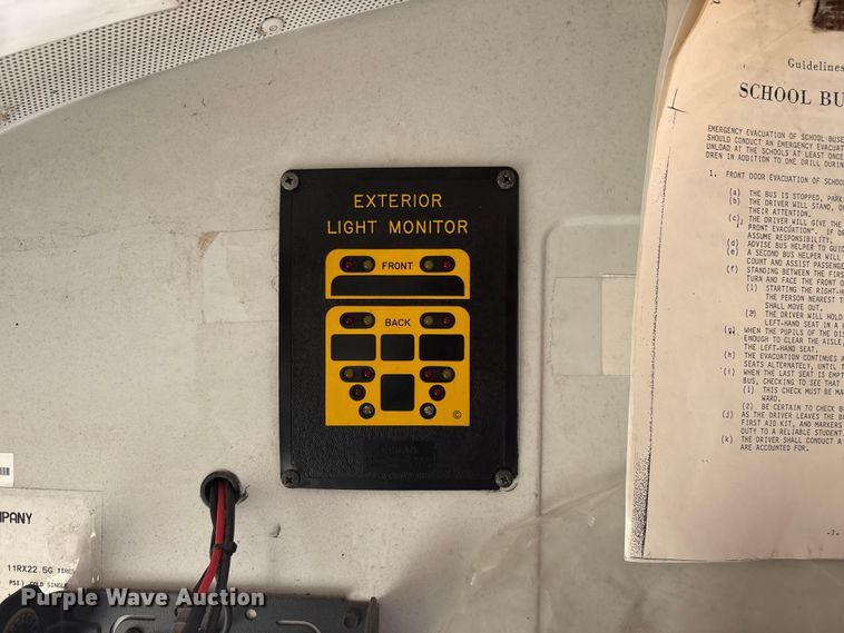 image for item DV5007 2007 Blue Bird BB Conventional school bus