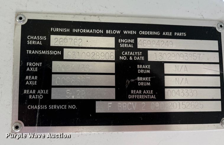 image for item DV5008 2010 Blue Bird Vision school bus