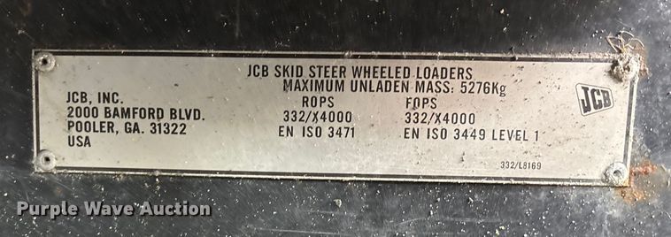 image for item DW7301 2011 JCB 260 skid steer loader