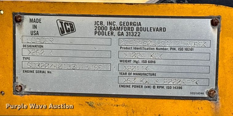 image for item DW7301 2011 JCB 260 skid steer loader