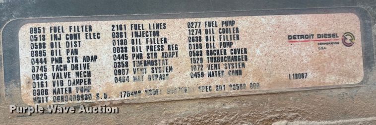 image for item DW7327 1998 Freightliner M917A1 dump truck