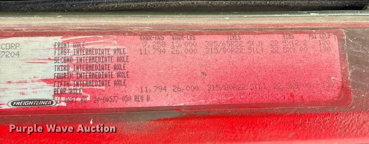 image for item DW7327 1998 Freightliner M917A1 dump truck