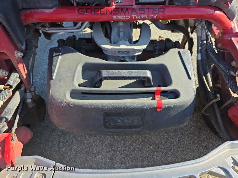 image for item DZ3669 2017 Toro GreensMaster 3300 Triflex  reel mower