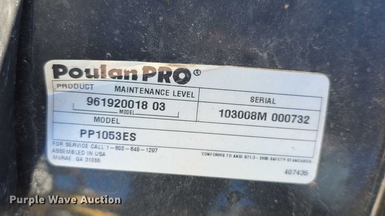 image for item DZ3671 Poland Pro PP1053ES snow blower