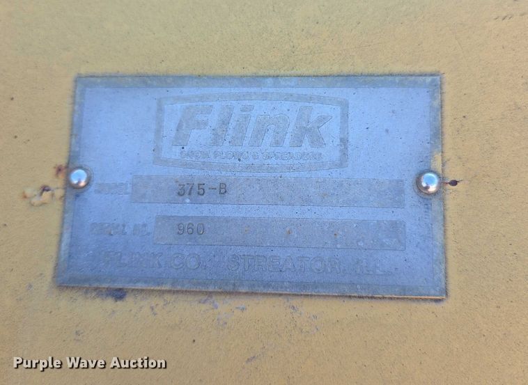 image for item DZ3674 Flink Baker 11ft 375B snow plow