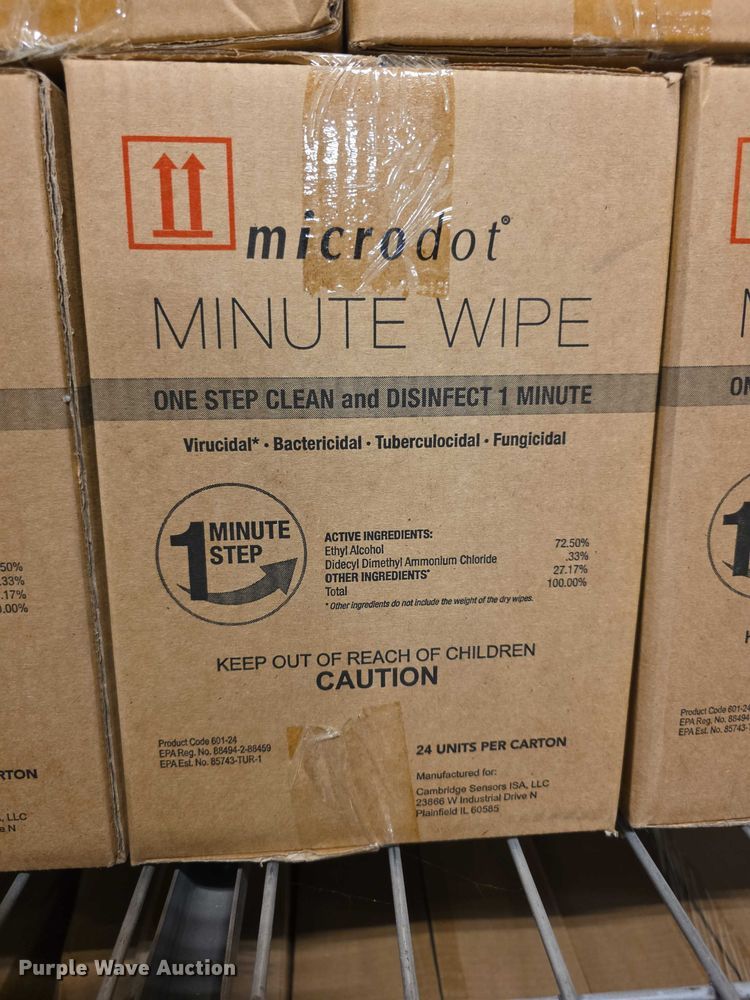 image for item DZ3675 (102) boxes of disinfecting wipes