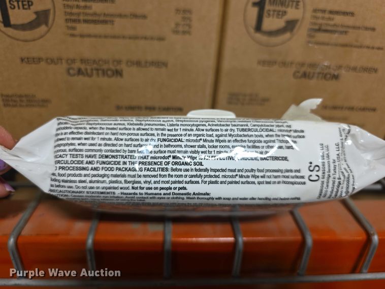 image for item DZ3675 (102) boxes of disinfecting wipes