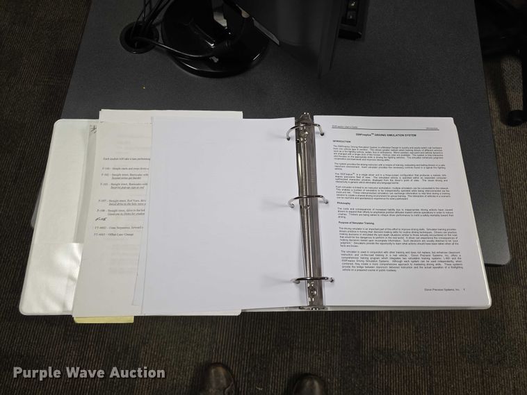 image for item DZ3676 2008 Doron 550 Fireplus  driving simulation system