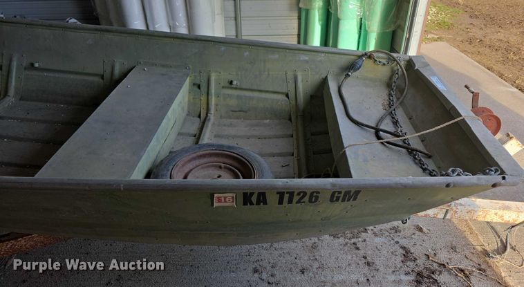 image for item DZ3680 1977 Montgomery Ward Sea King boat